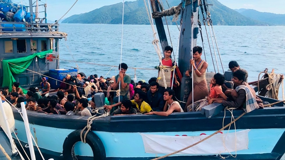 Migranter som tar sig från Indonesien och andra grannländer med båt till Malaysia tar ofta stora risker i överfyllda båtar. Arkivbild