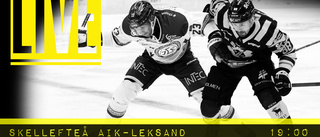 Skellefteå AIK vann mot Leksand – här kan du följa matchen i efterhand