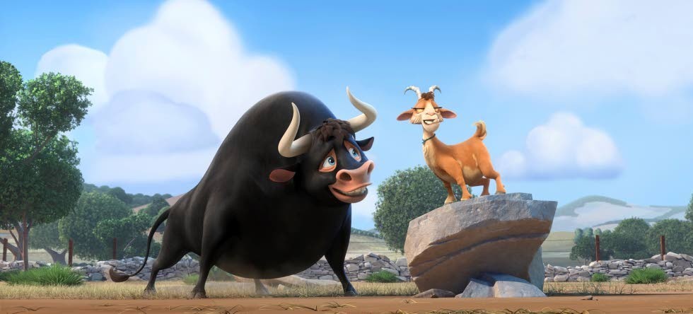 This image released by Twentieth Century Fox shows a scene from the animated film, "Ferdinand." (Twentieth Century Fox via AP)