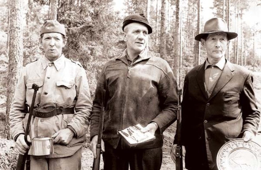 Ur minnenas arkiv. Edvin Lilja, Sigvard Elofsson och Aldor Carlsson var alla duktiga skyttar i Ingatorps skytteförening.