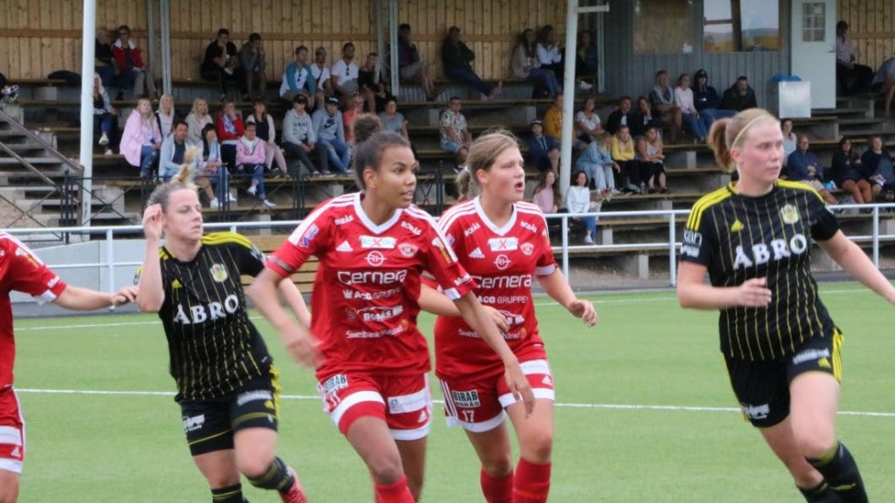 Det var det rödklädda bortalaget Bergdalen som vann lördagens match på Skobes Arena.