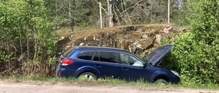 Väjde för rådjur - körde i diket