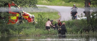 Räddningsinsats genomfördes vid Tullbron