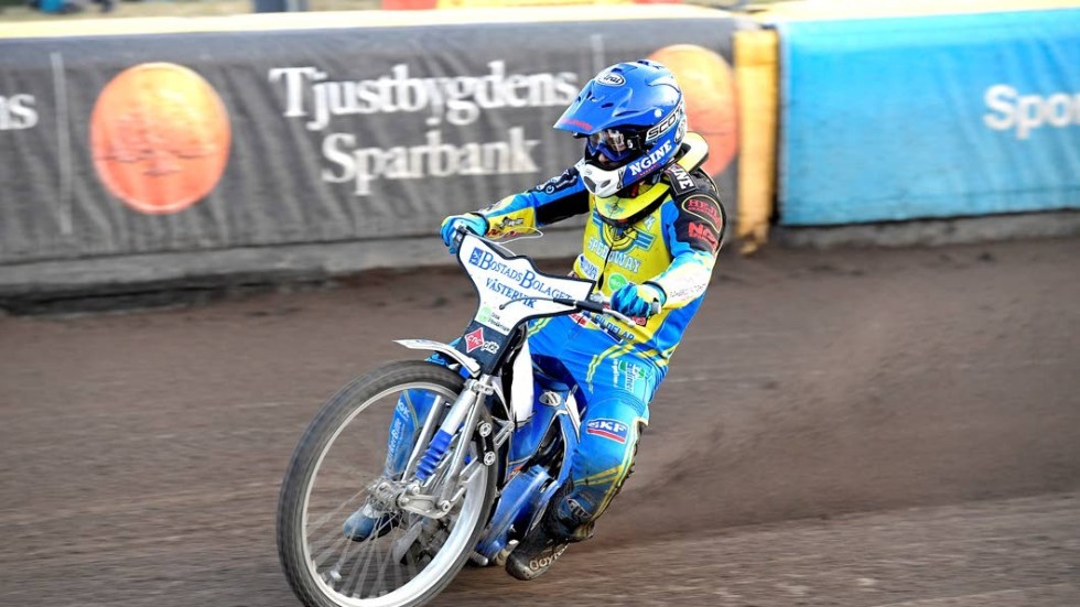 Västervik Speedways Nicki Pedersen är skadad.