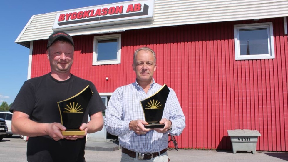 Daniel Karlsson och Pär Holmstrand blev Årets Företagare i Kalmar län.