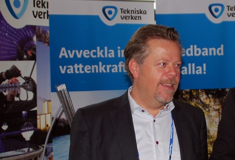 Klas Gustafsson från Tekniska verken är en av de som jobbat för att få fram en miljöfond. Foto: Tommy Pettersson