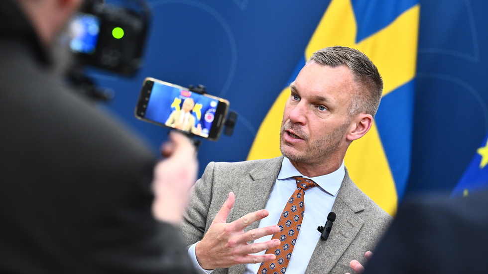 Civilminister Erik Slottner (KD) var en av ministrarna som granskades i SVT:s "Uppdrag granskning".