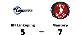Stark seger för Mantorp i toppmatchen mot IBF Linköping