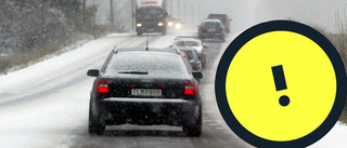 Snöfall under fredagen – gul varning över Uppsala