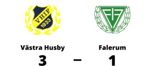 Tre poäng för Västra Husby hemma mot Falerum
