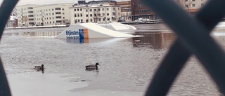 Därför ligger wakeboardbanan kvar i ån: "Hann ta upp ett hinder"