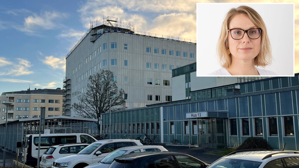Regionens nya psykiatribyggnad till vänster är oerhört mycket större än den gamla till höger, och borde kunna ha plats för sjukhusets administration enligt insändarskribenten Maria Ingström.