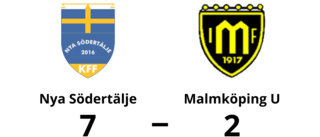 Nya Södertäljes vann mot Malmköping U - Misael Mba Mba fyramålsskytt