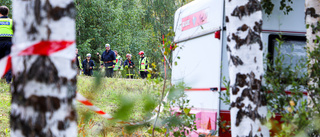 Lastbilsförare misstänkt för brott efter olycka utanför Tärendö