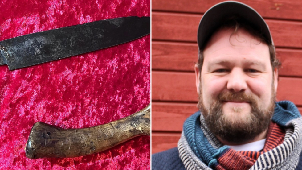 Mats Genfors lade ut kniven Börje Ahlstedt använde i Ronja-filmerna till försäljning. Slutpriset? 17 000 kronor.