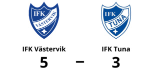 Tuff match slutade med förlust för IFK Tuna mot IFK Västervik