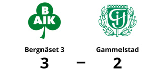 Gammelstad tappade ledning och föll mot Bergnäset 3