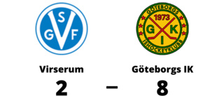 Virserum förlorade hemma mot Göteborgs IK