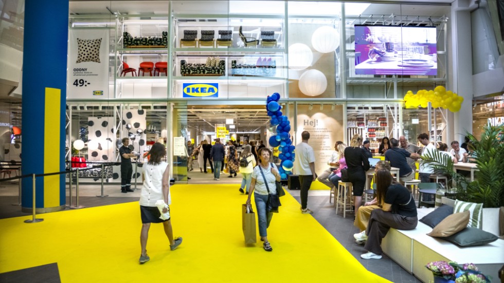 Under verksamhetsåret öppnade bland annat Ikeas cityvaruhus i Gallerian i Stockholm. Under de första två månaderna fick det nya varuhuset 612|000 besök. Arkivbild.