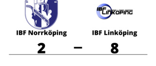 Utklassning när IBF Linköping besegrade IBF Norrköping