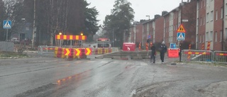 Akut vattenläcka i Luleå i samband med reparationsarbete