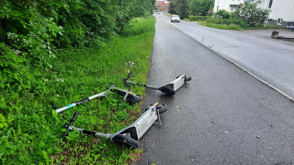 Signaturen Gående medborgare tycker att det ska bli skönt att slippa elsparkcyklar i Skellefteå i sommar.