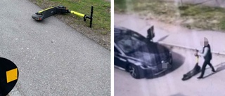 Åklagaren: Bilist misshandlade man på elsparkcykel • "Telefonen i fickan gick av"