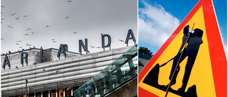 Vägarbete på E4 kan drabba resenärer – avfart till Arlanda stängs