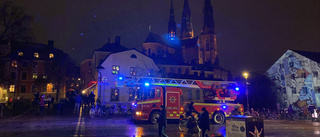 Räddningstjänsten ryckte ut i centrala Uppsala – var vattenånga