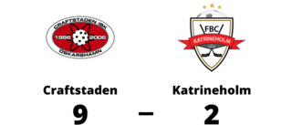 Katrineholm utklassat av Craftstaden borta - med 2-9