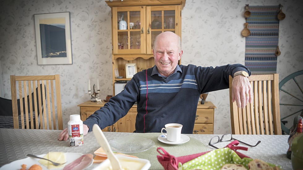 April 2017. Lorentz Andersson, a retired figure of authority, at home in Ursviken.