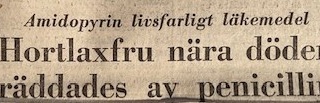 Ur PT:s arkiv: Kvinna nära avlida av medicin