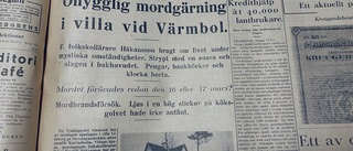 Brutala mordet i Värmbol 1932 är nästan bortglömt