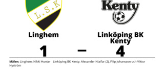 Linköping BK Kenty vann toppmötet mot Linghem