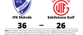 Bortaförlust för Eskilstuna Guif - 26-36 mot IFK Skövde