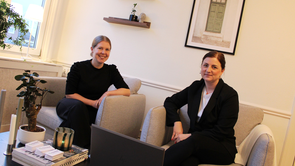 Kristin Allmandinger och Josefin Landberg utgör den digitala redovisningsbyrån Checkat Vimmerby AB.
