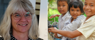 Marika från Vimmerby byggde vattentorn till skolor i Kambodja