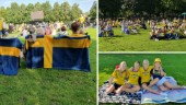 Här samlades hundratals Linköpingsbor – för att heja på Sverige