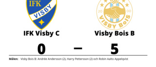 IFK Visby C kunde inte stoppa formstarka Visby Bois B