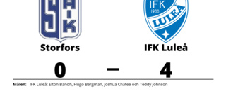 Storfors föll på hemmaplan mot IFK Luleå