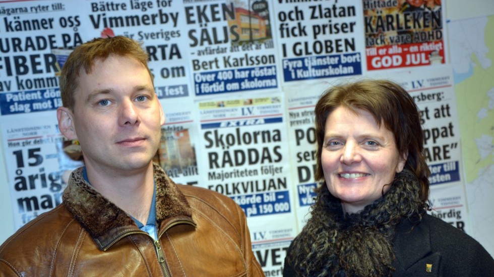 Erik Paulsson och Ingela Nilssn Nachtweij var vapendragare i centern som oppositionspolitiker. Kort efter maktövertagandet började motsättningarna.  På tisdagen möttes de första gången - i tingsrätten i Kalmar där han är åtalad för att ha hotat henne till livet för ett år sen.