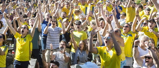 Här visas fotbollsfesten i Nyköping: "Blir bara EM i en månad"