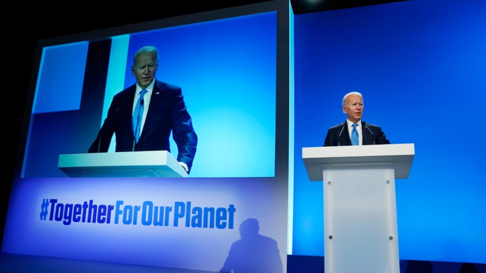 President Joe Biden presenterade sina planer för att täppa till metanläckage. 