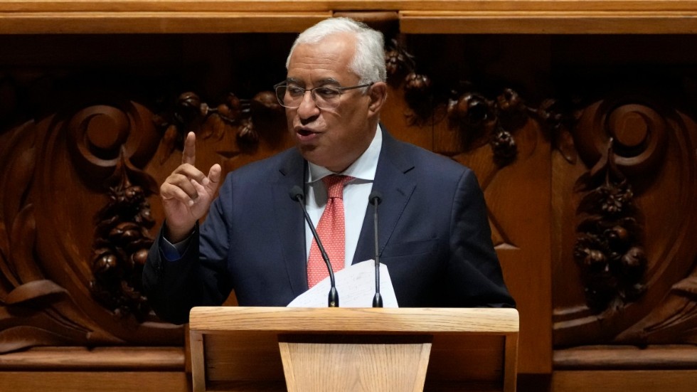 Portugals premiärminister António Costa och hans parti PS fick inte igenom sin budget i parlamentet. Nu närmar sig nyval. Arkivbild.