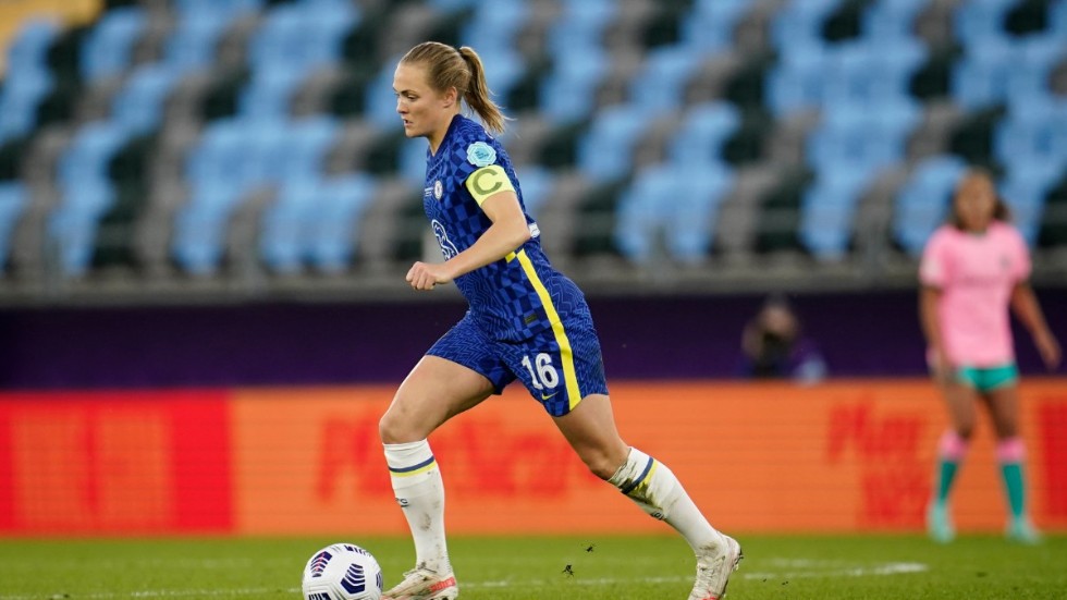 Magdalena Eriksson och hennes Chelsea fick bara 1-1 mot Real Madrid. Arkivbild.
