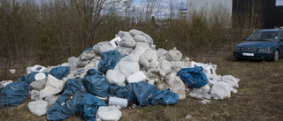 Miljöfarligt avfall dumpades på tomt vid Lövåsen: "Har skickat det till vår miljöavdelning"