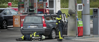 Mack i Nyköping avspärrad efter larm om gasutsläpp