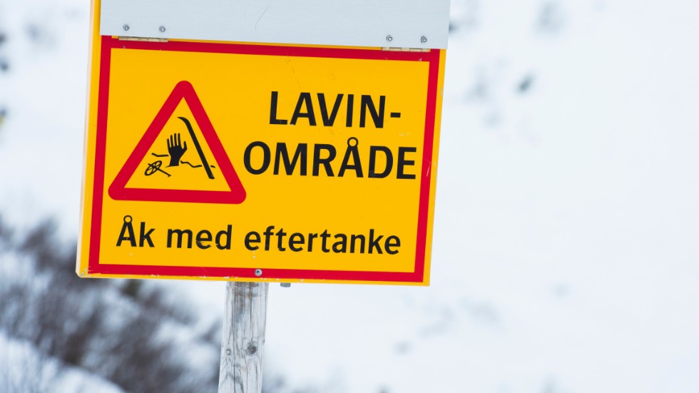 Naturvårdsverket varnar för betydande lavinfara i de svenska fjällen. Arkivbild.