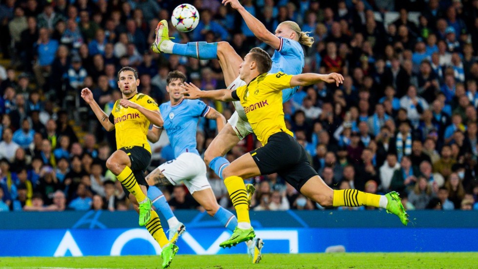 Erling Braut Haaland avgjorde Champions League-matchen mot Dortmund med ett konstmål.