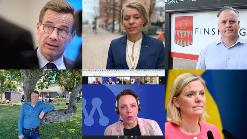 Ulf Kristersson (M), Sophia Jarl (M), Torgny Maurer (SD), Olle Vikmång (S), Marie Morell (M) och Magdalena Andersson (S) är personer som förekommer i texten. 